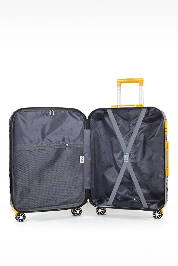 Ekstra Dayanıklı Kabin Ve Orta 2'li Valiz Seti